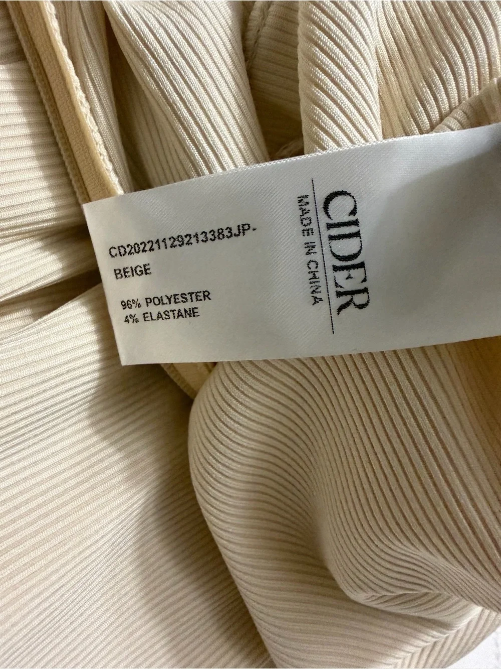 Cider Ivory Sleeveless Wide-Leg Jumpsuit - Picture 13 of 13